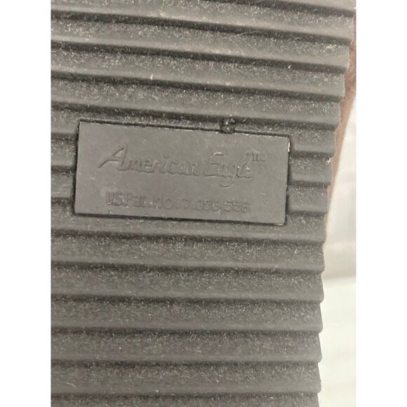 American Eagle Brown Lace-Up Ankle Booties Size 9 - Picture 7 of 8